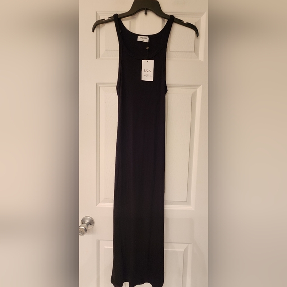 LNA Rilynn Rib Racer dress in black size XL - Picture 5 of 13